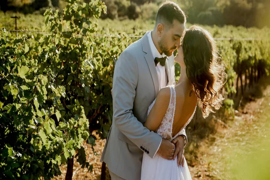 Dress for a Romantic Vineyard Wedding