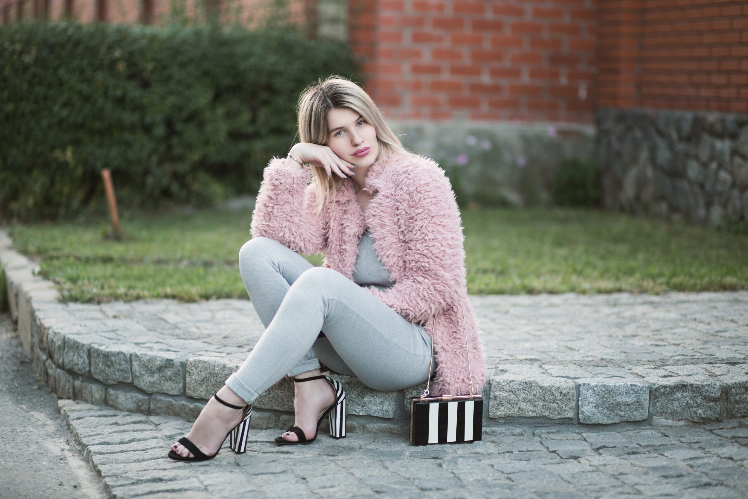 pink mink coat