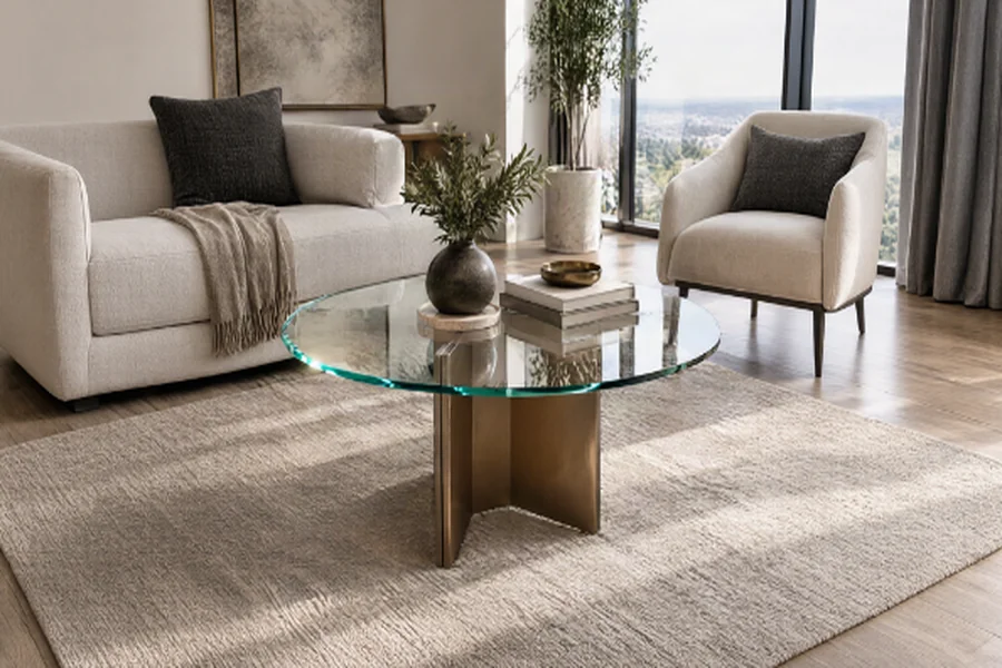 Round Tempered Glass Table Top: Thickness, Safety & Uses