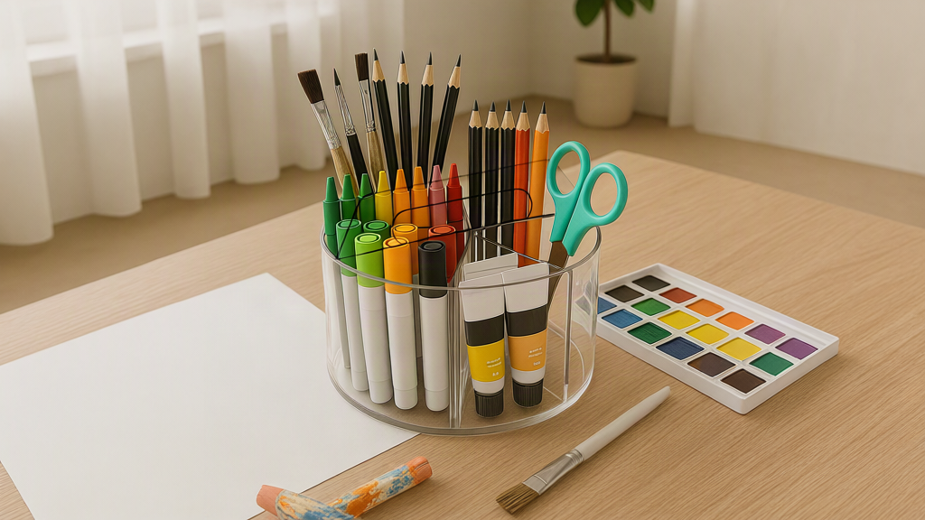 360° Rotating Acrylic Pen Holder: Uses & Benefits
